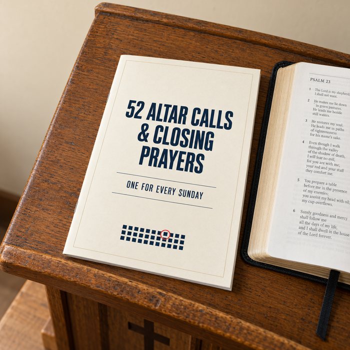 52 Altar Calls and Closing Prayers booklet