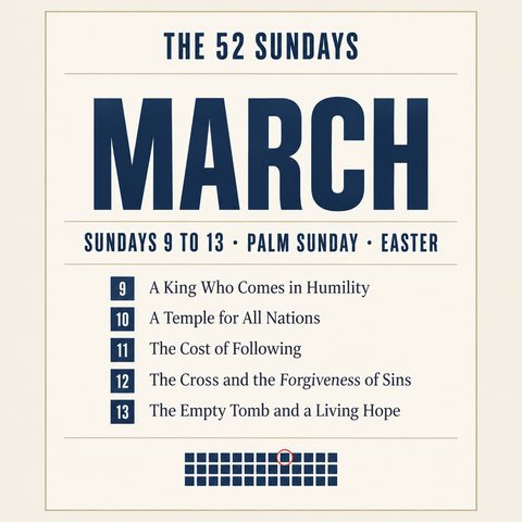 The March booklet cover